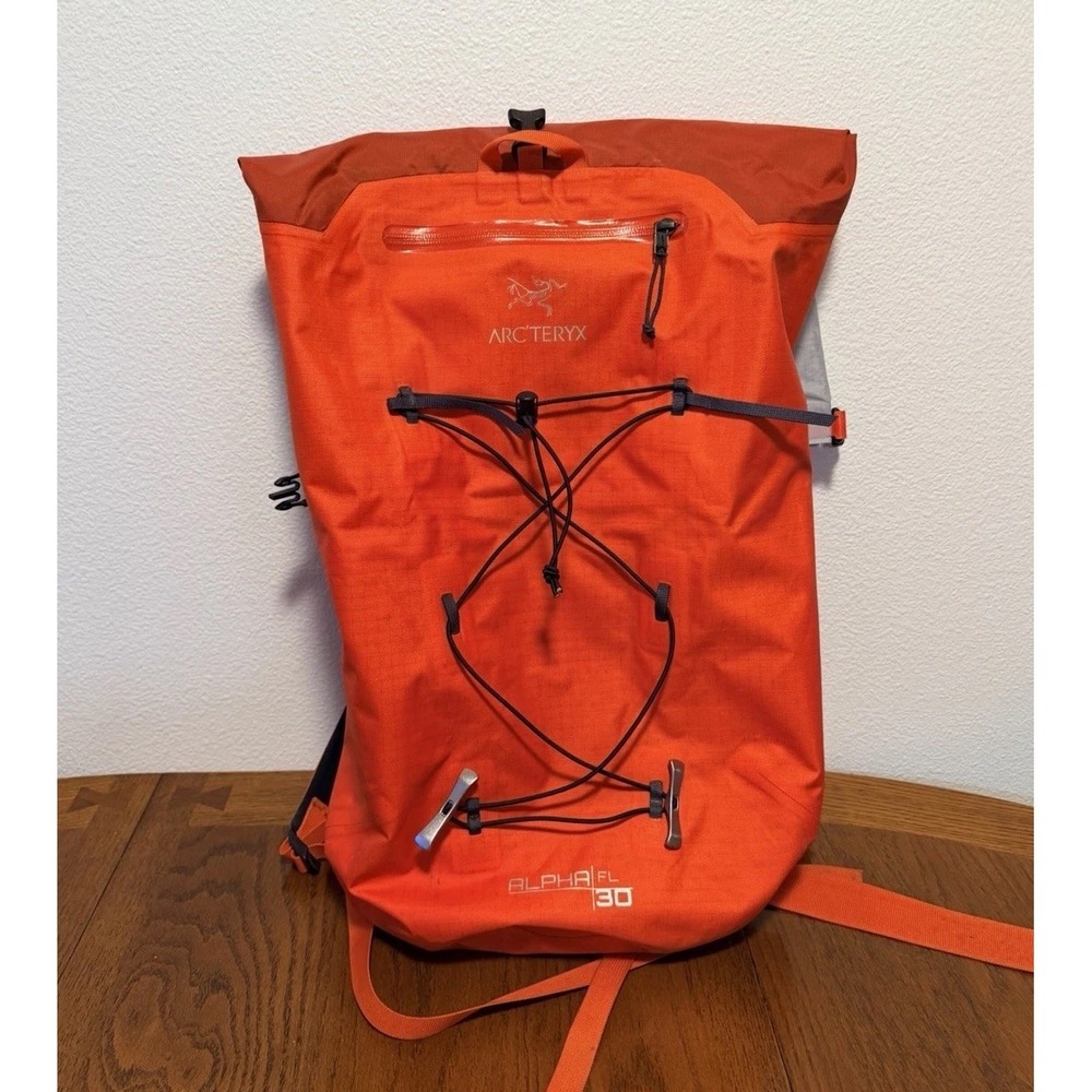 Arc'teryx Alpha FL 30 Backpack, Orange, Excellent Condition